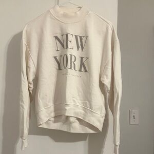 Women's Abercrombie & Fitch Cream Sweater